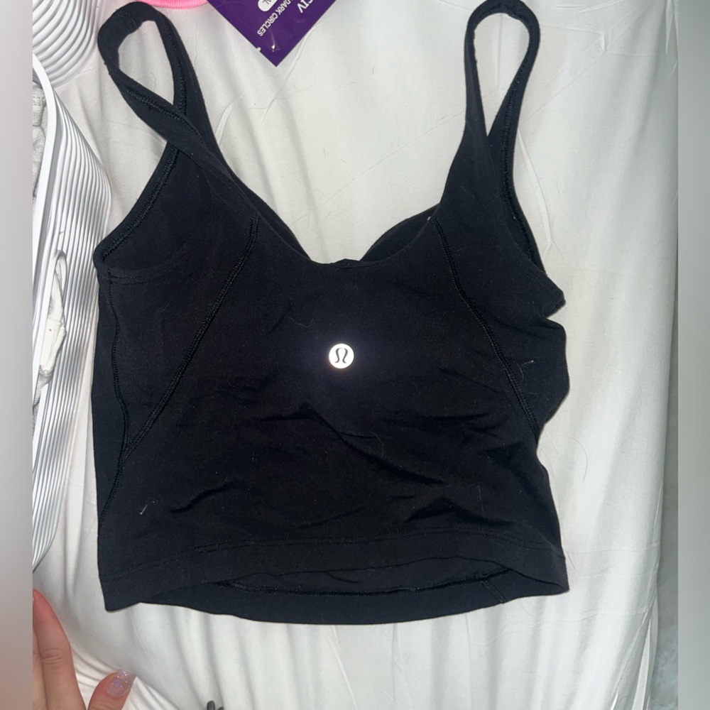 Lululemon align tank in black. size 0